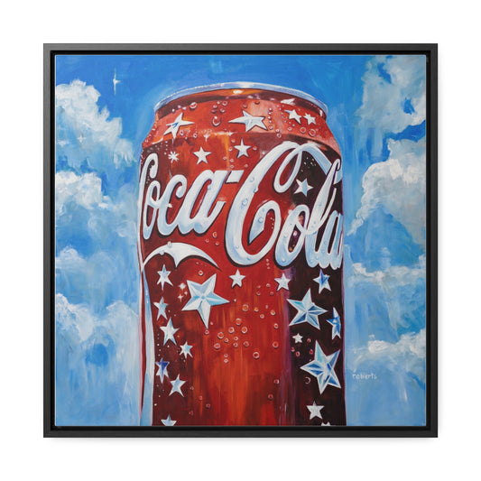 Canvas Wraps - Coca Cola Square Frame Design