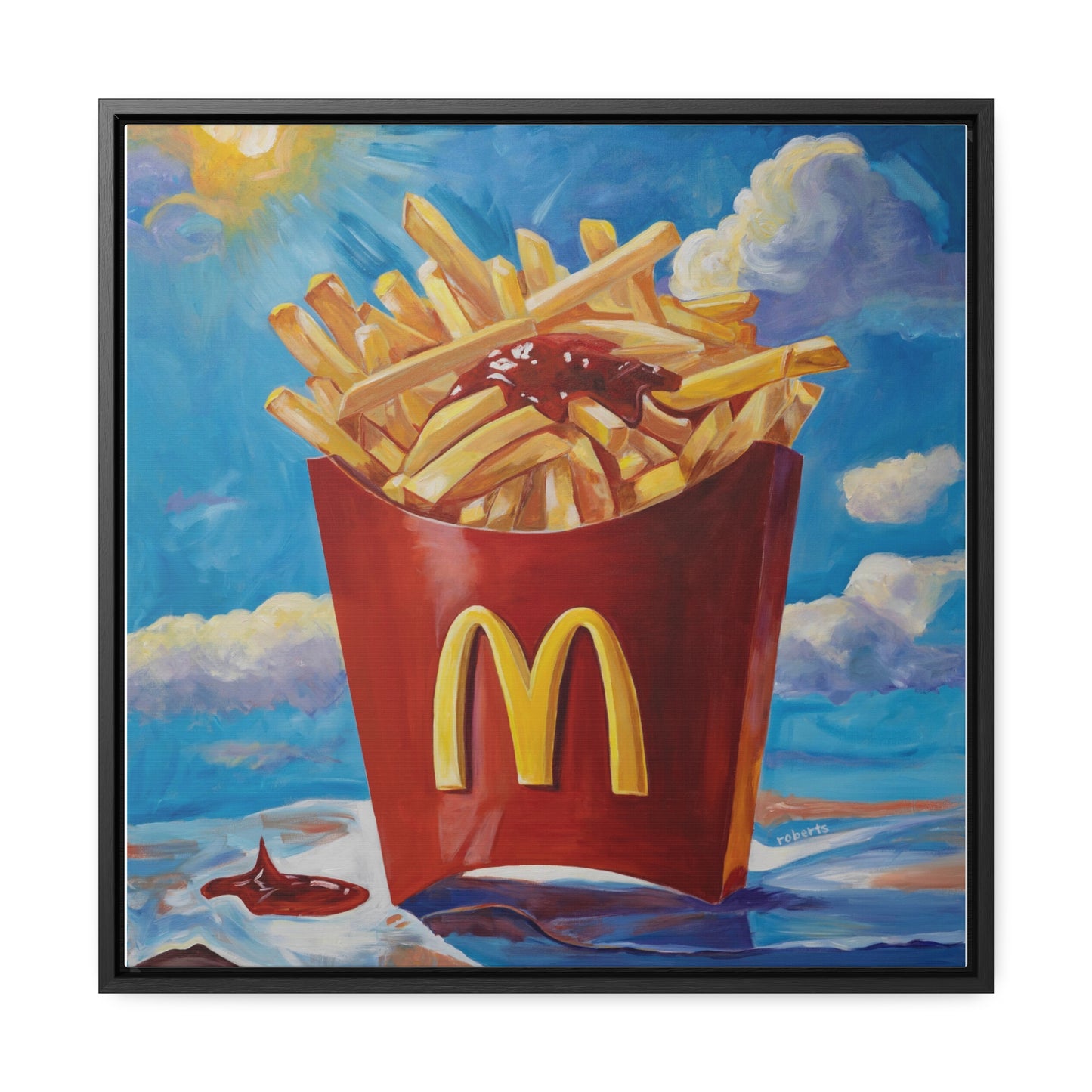 Canvas Wraps, French Fries Design