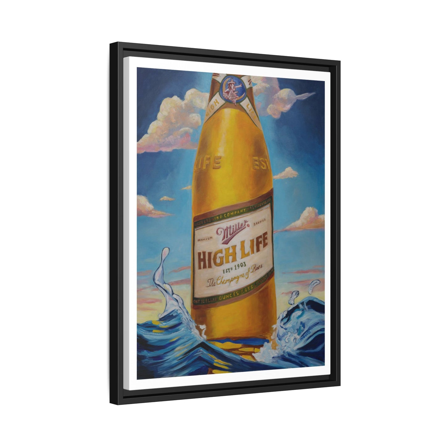 Canvas Print - Miller High Life Beer