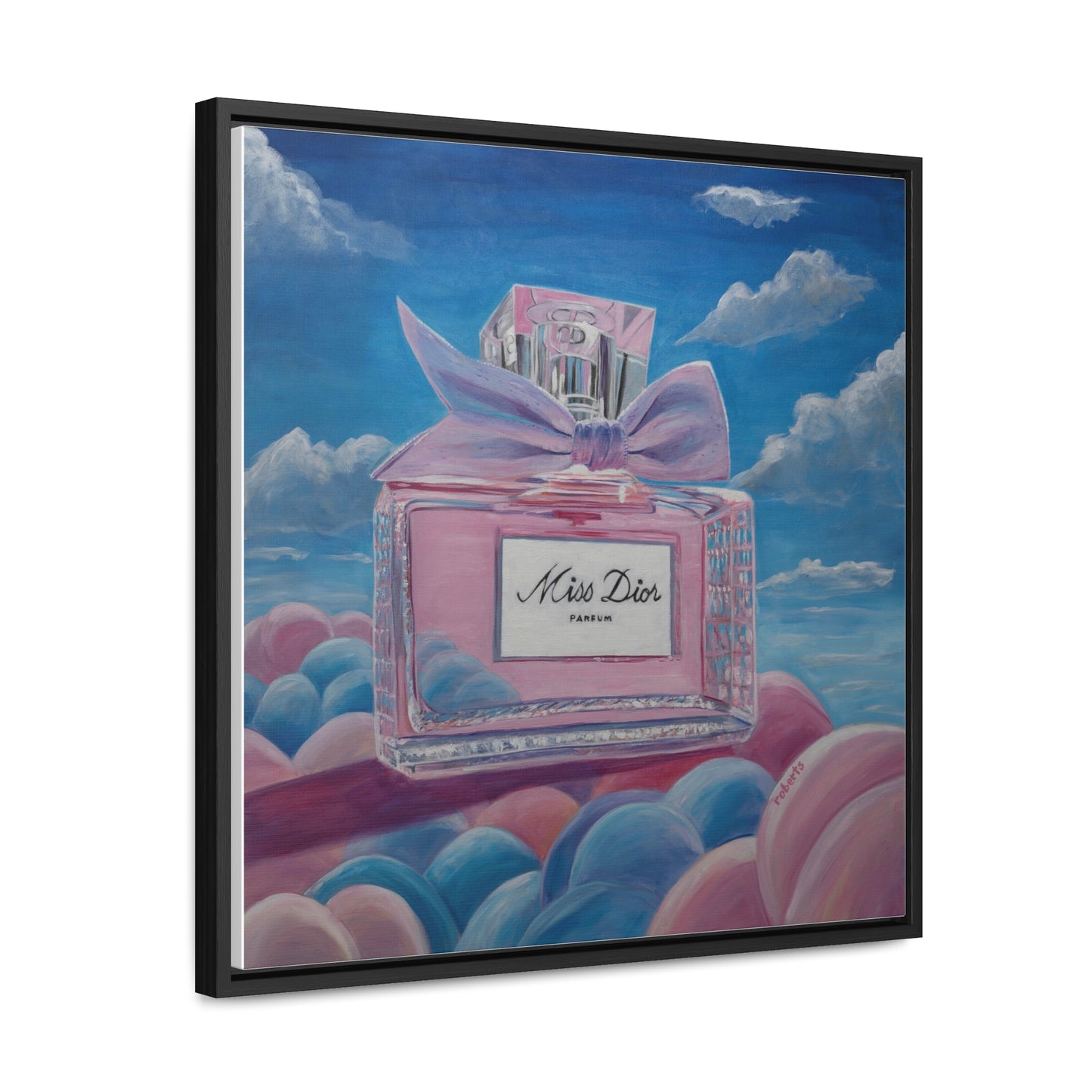 Canvas Wraps - Miss Dior Perfume Bottle Design