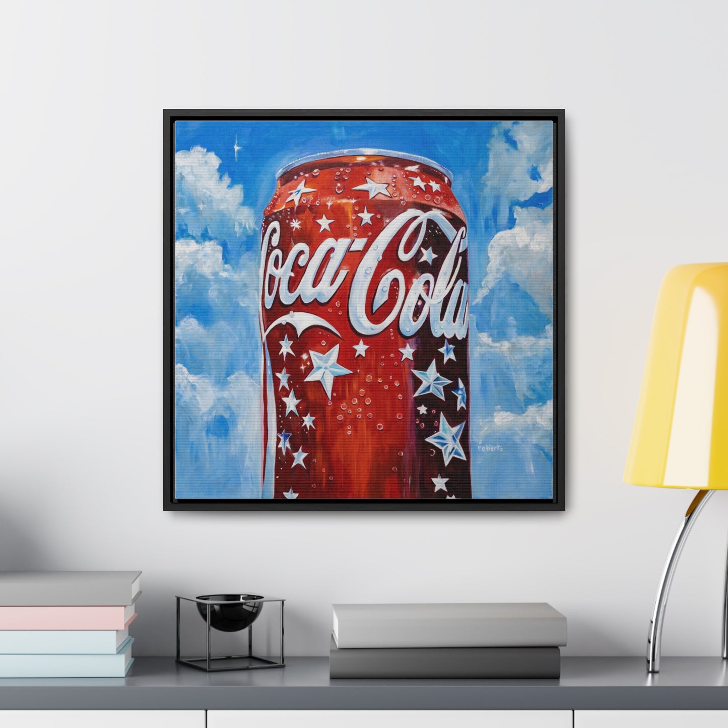 Canvas Wraps - Coca Cola Square Frame Design