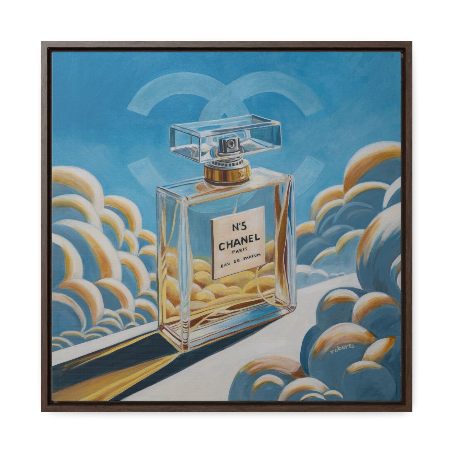 Canvas Wrap Chanel Perfume Wall Art