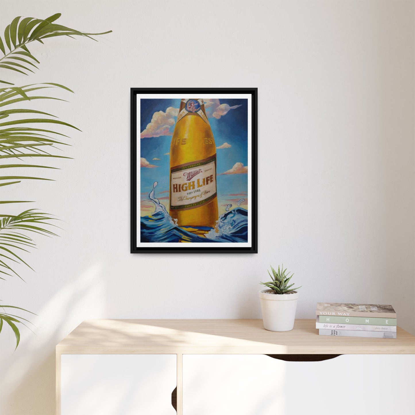 Canvas Print - Miller High Life Beer