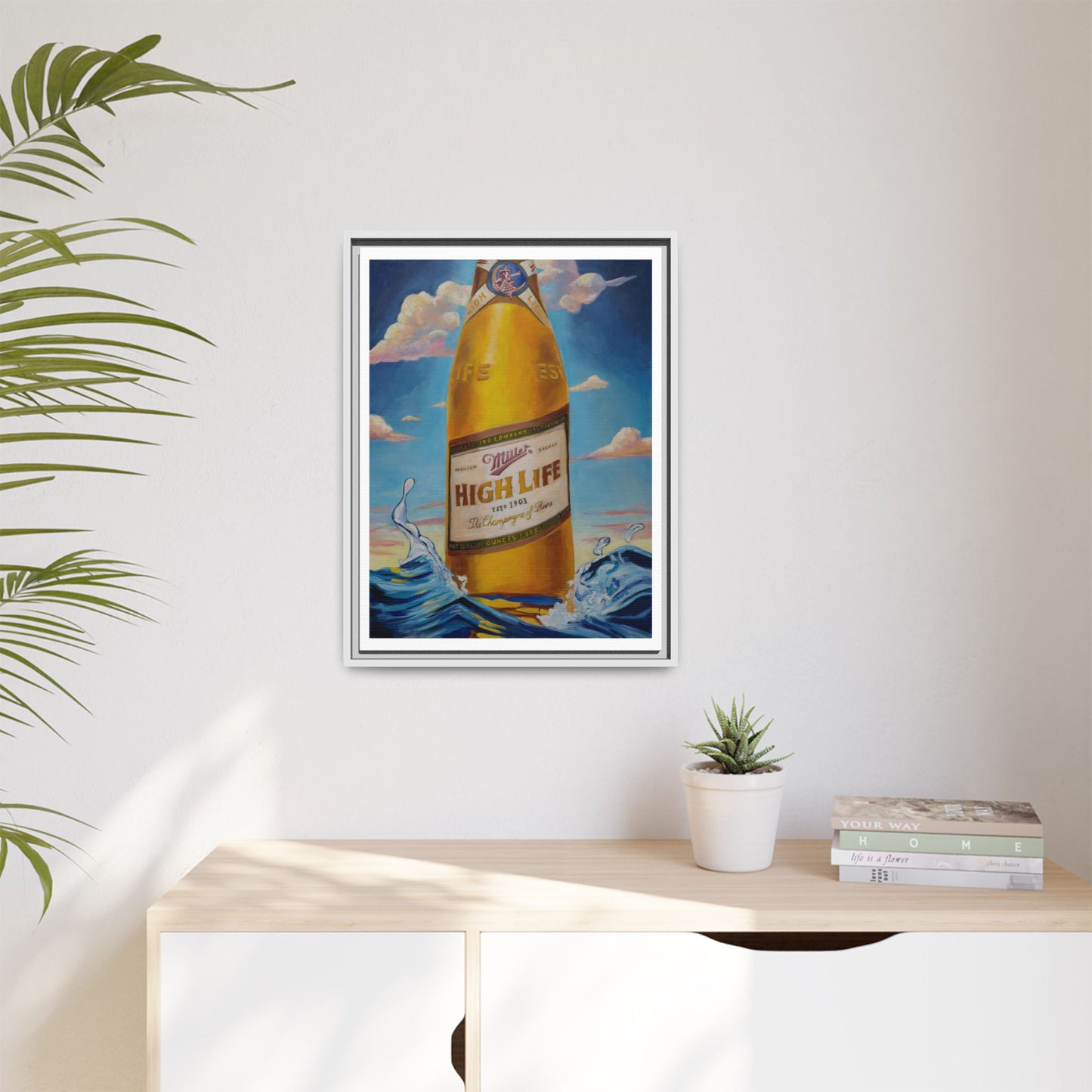 Canvas Print - Miller High Life Beer