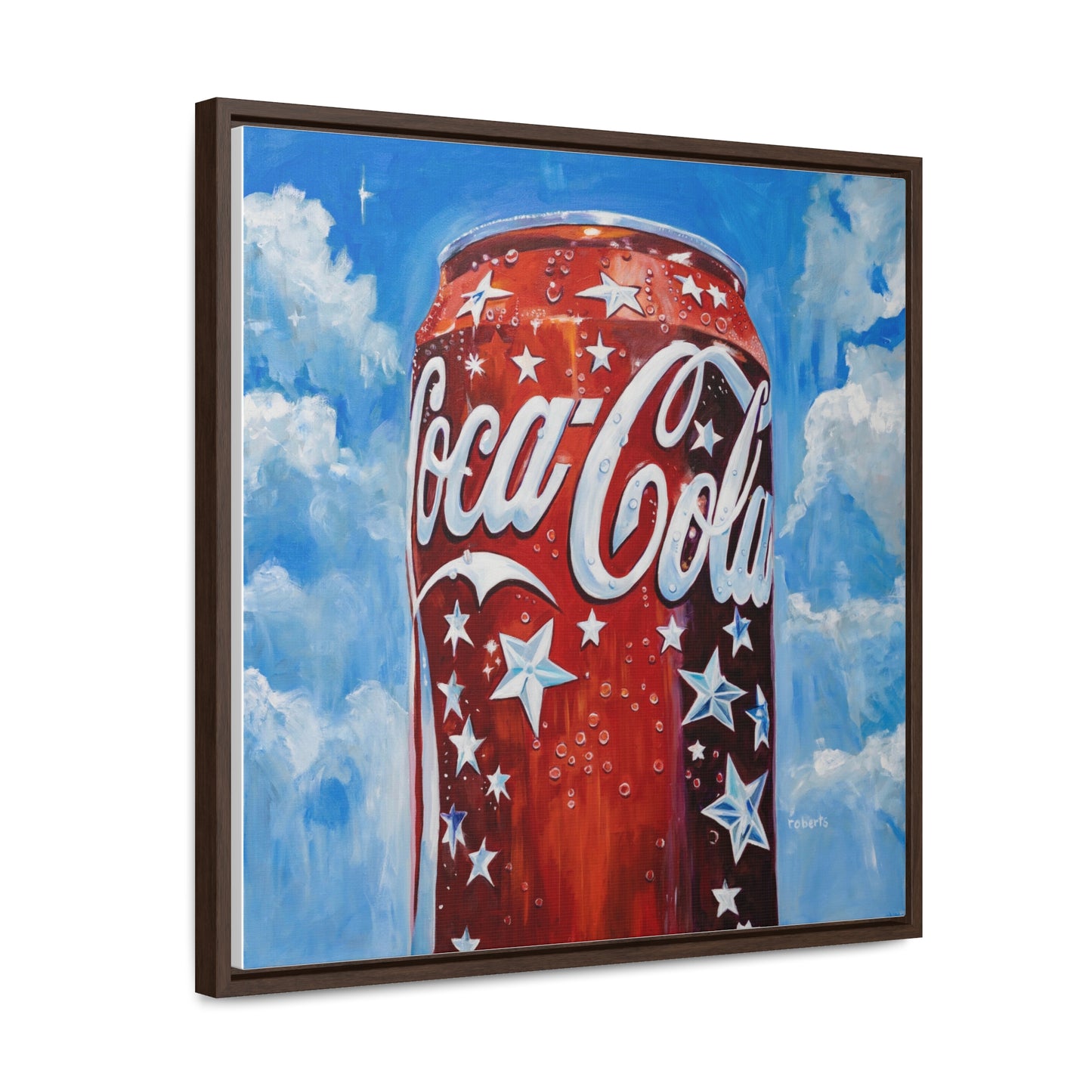 Canvas Wraps - Coca Cola Square Frame Design