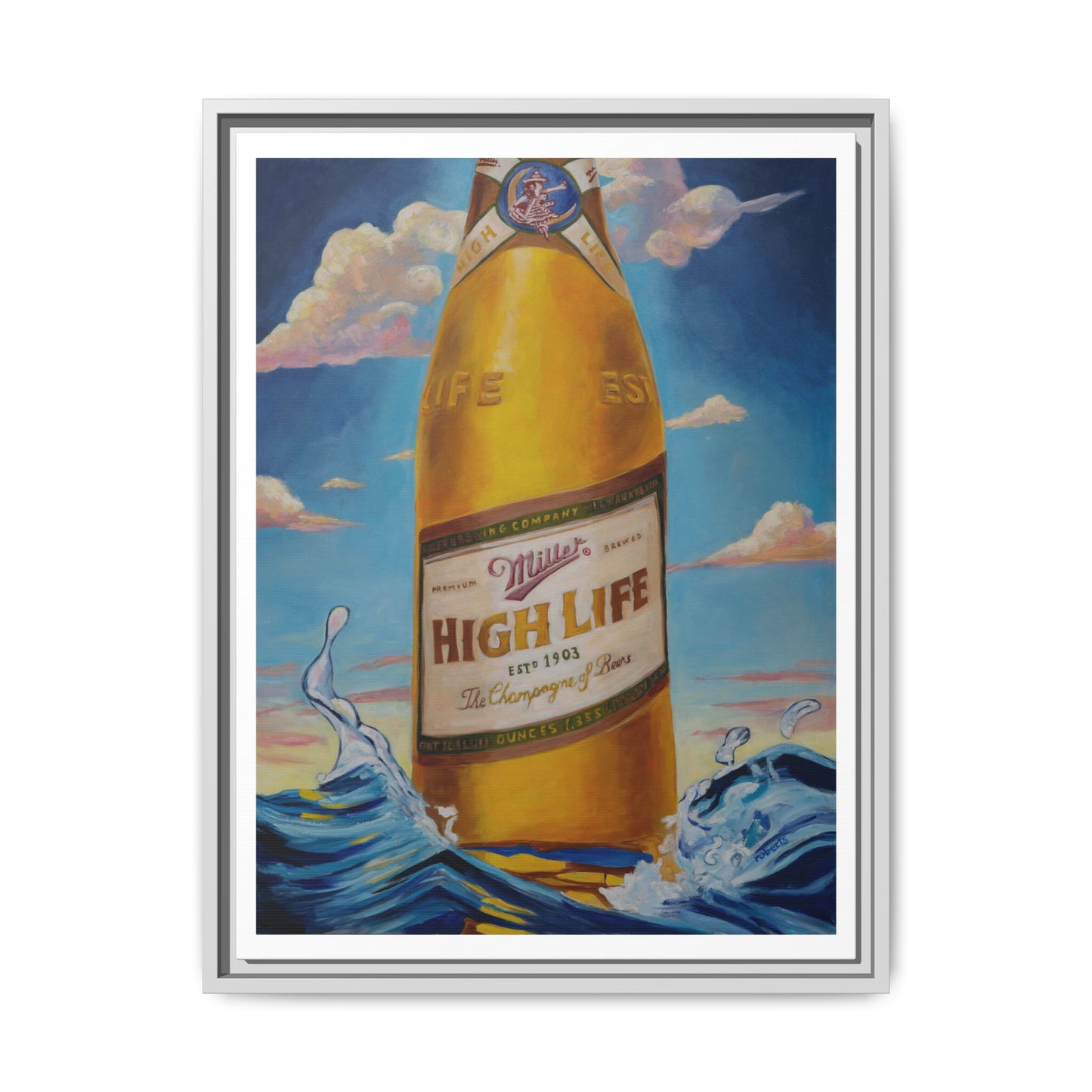 Canvas Print - Miller High Life Beer